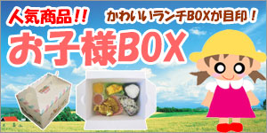 人気商品！！　お子様BOX